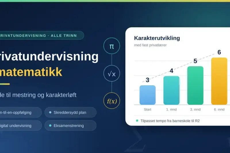 Privatundervisning i matematikk – guide til mestring og karakterløft