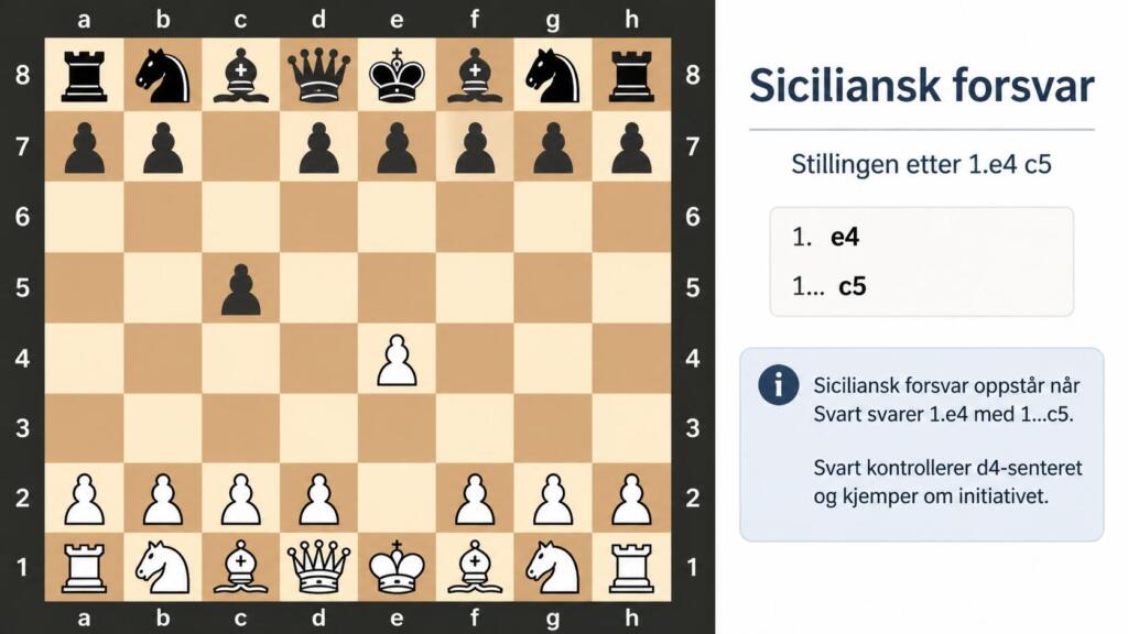 Siciliansk åpning - Hvordan spille den populære åpningen