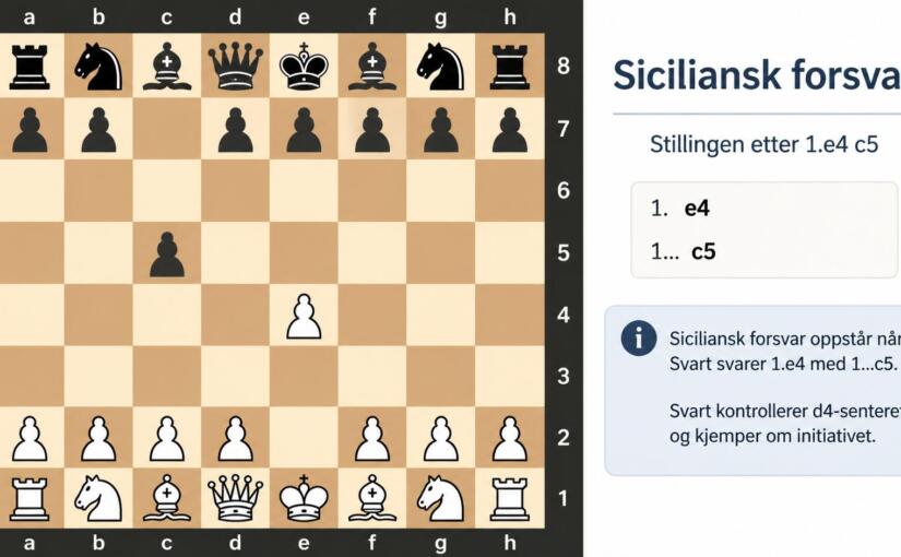 Siciliansk åpning – Hvordan spille den populære åpningen