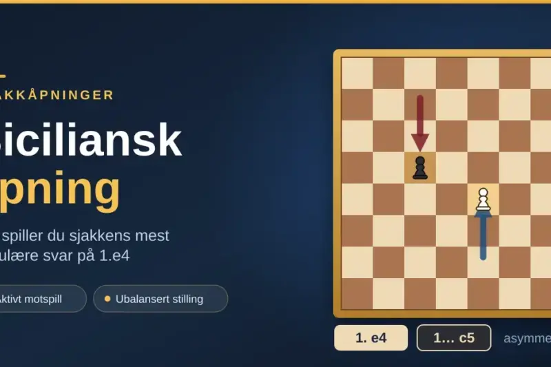 Siciliansk åpning – Hvordan spille den populære åpningen