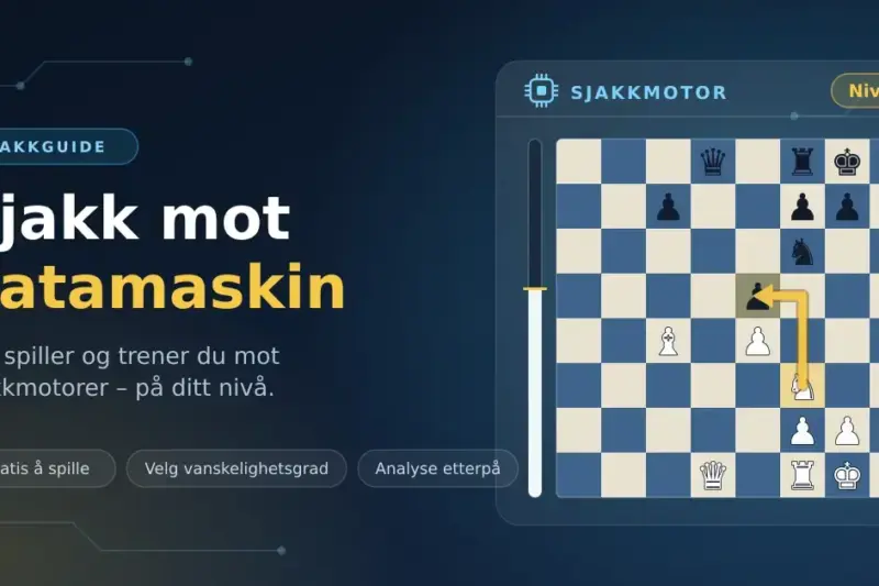 Sjakk mot datamaskin: slik spiller og trener du mot sjakkmotorer
