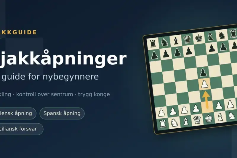 Sjakkåpninger: En guide for nybegynnere