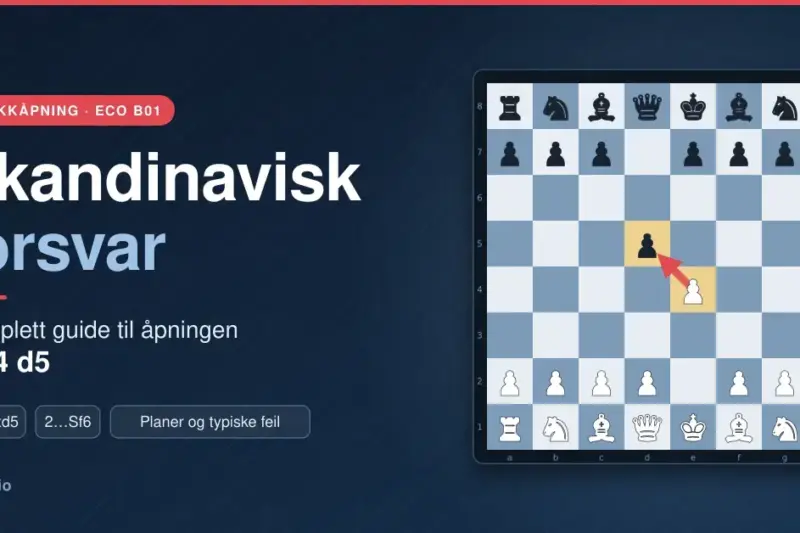 Skandinavisk forsvar: komplett guide til åpningen 1.e4 d5